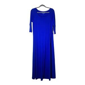 Soft Surroundings Sapphire Pirouette Maxi Dress